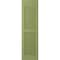 Ekena Millwork 18W x 77H Americraft Two Equal Louver Exterior Real Wood Shutters, Moss Green, PR RW101LV18X77MGH - alternate 6